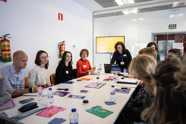 Amélie SANOU animant une session Course de fonds à Saragosse (Espagne)